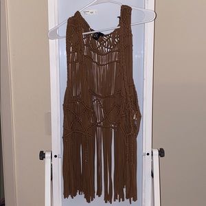 H&M Fringe Vest